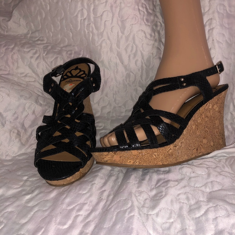 Strappy Wedged Sandals